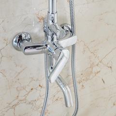 Milano Dallas Stainless Steel Rain Shower Mixer Kit
