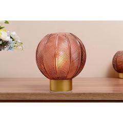 Pan Emirates Blenheim Led Glass Lantern (18 x 18 x 20 cm)