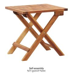 طاولة قهوة للحديقة قابلة للطي من خشب الأكاسيا الصلب فيدا إكس إل (40 × 40 × 40 سم)