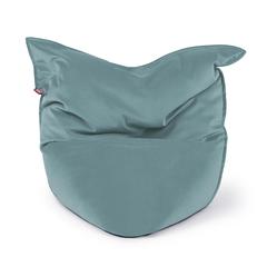 Lanny Mini Sloppy Velvet Bean Bag (Turquoise, 120 x 140 cm)