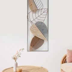 Buy Danube Home Alayna Metal Taro Leaves Abstract Botanical Wall Art ...