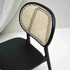 Arya Natural Cane & Reclaimed Teak Dining Chair Wood Culture (52 x 53 x 88 cm)