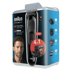 Braun 4-In-1 Styling Kit Beard Trimmer W/Gillette Fusion 5 Razor, SK 3000