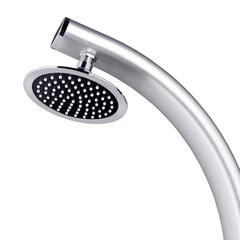 vidaXL Garden Shower with Grey Base 220 cm Aluminum (80 x 62 x 5 cm)