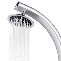 vidaXL Garden Shower with Grey Base 220 cm Aluminum (80 x 62 x 5 cm)