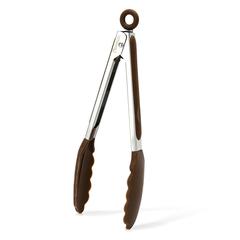 Fissman Chefs Stainless Steel Silicone Tongs (23 cm)