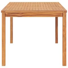 Solid Teak Wood Garden Dining Table vidaXL (180 x 90 x 77 cm)