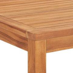Solid Teak Wood Garden Dining Table vidaXL (180 x 90 x 77 cm)