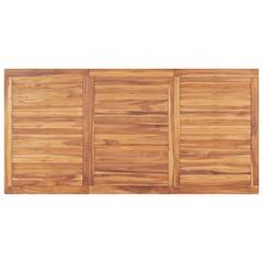 Solid Teak Wood Garden Dining Table vidaXL (180 x 90 x 77 cm)