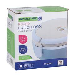 Royalford Stainless Steel Plastic Lunch Box (700 ml)