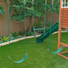 Kidkraft Boulder Bluff 2-in-1 Wooden Swing Set