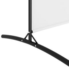 vidaXL 2-Panel Room Divider White 348x180 cm Fabric