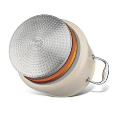 Fissman Brigitte Stainless Steel Stockpot W/Glass Lid (24 cm)