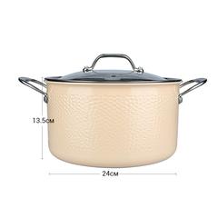 Fissman Brigitte Stainless Steel Stockpot W/Glass Lid (24 cm)