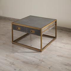 Pan Emirates Bulanburg Wood & Metal Coffee Table W/Drawer (90 x 90 x 39 cm)