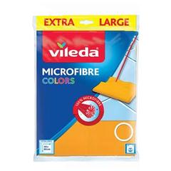 Vileda Colors Microfiber Floor Cleaner Cloths (48 x 60 cm, Pack of 2)