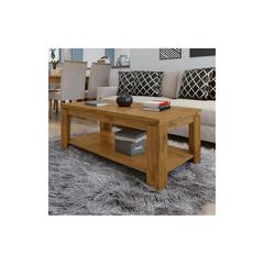 Pan Emirates Boomerang Panel Board Coffee Table W/Shelf (120 x 60 x 43 cm)