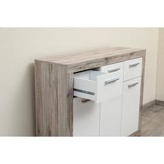 Pan Emirates Benwee Panel Board 3-Door Sideboard (118 x 36 x 92 cm)