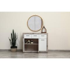 Pan Emirates Benwee Panel Board 3-Door Sideboard (118 x 36 x 92 cm)