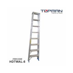 Topman Aluminum Heavy Duty 8-Step Double Sided Ladder, Hdtwal8 (237 x 57 x 23 cm)