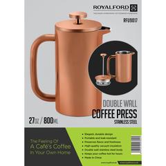 Royalford Stainless Steel French Press Coffee Maker (800 ml)