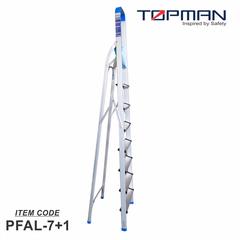 Topman Aluminum Platform 8-Step Ladder, PFAL-8 (224 x 53 x 208 cm)