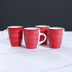 Danube Home Stoneware Dinner Set (Cherry Red, 16 Pc.)