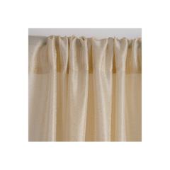 Pan Emirates Kelby 2 Piece Jacquard Sheer Curtain Set (130 x 300 cm, Gold)