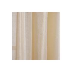 Pan Emirates Kelby 2 Piece Jacquard Sheer Curtain Set (130 x 300 cm, Gold)