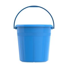 Cosmoplast DX Round Plastic Bucket W/Handle (15 L, Light Blue)