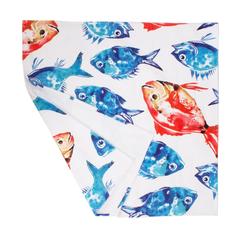 Anemoss Aquarium Theme Cotton & Microfiber Beach Towel (140 x 70 cm)