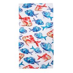 Anemoss Aquarium Theme Cotton & Microfiber Beach Towel (140 x 70 cm)