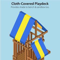 Sports Power Grand Mesa Wooden Swing Set