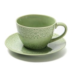 Fissman Ceramic Cup & Saucer (260 ml)