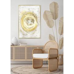 Danube Home Kellan Wall Art (80 x 120 cm, Round Abstract)