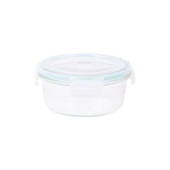 Taliona Boro Pro Borosilicate Glass Food Container (570 ml, Round)