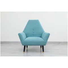 Pan Emirates Patia Fabric & Wood Accent Chair (86 x 86 x 93 cm)