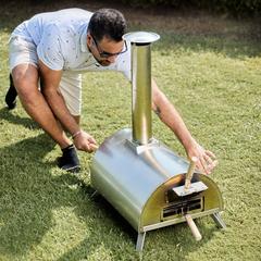 Bad Axe Portable Wood Fired Outdoor Pizza Oven, BXPO2