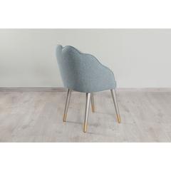 Pan Emirates Budapest Fabric & Wood Dining Chair (60 x 59 x 92 cm)