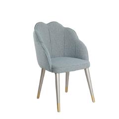 Pan Emirates Budapest Fabric & Wood Dining Chair (60 x 59 x 92 cm)
