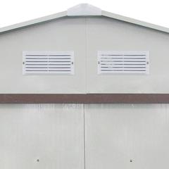CamelTough Galvanized Steel Storage Shed W/Sliding Door, CT-641 (277 x 191 x 212 cm)
