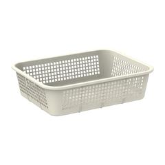 Cosmoplast Medium Fruit Tray Storage Basket (Off White, 36 x 27 x 10 cm)