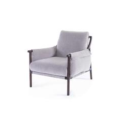 Pan Emirates Chiesa Fabric & Wood Accent Chair (87 x 90  x 84 cm)