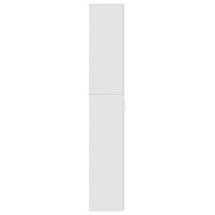 vidaXL Office Cabinet High Gloss White 60x32x190 cm Engineered Wood