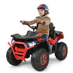 Myts 4 Motors Kids Electric ATV Ride-On Quad (12 V, Red)