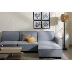 Desforma 3-Seater Fabric Corner Sofa Cum Bed Pan Emirates