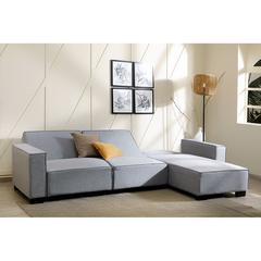 Desforma 3-Seater Fabric Corner Sofa Cum Bed Pan Emirates