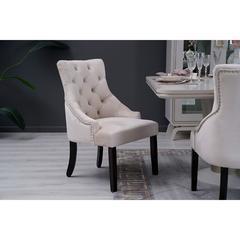 Pan Emirates Bitster Fabric & Wood Dining Chair (62 x 62 x 95 cm)