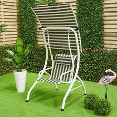 Korina Single Seater Metal Swing Danube Home