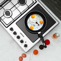 Geepas Build In 4 Burners Gas Cooker W/Electric Hot Plate Hob, GGC31036